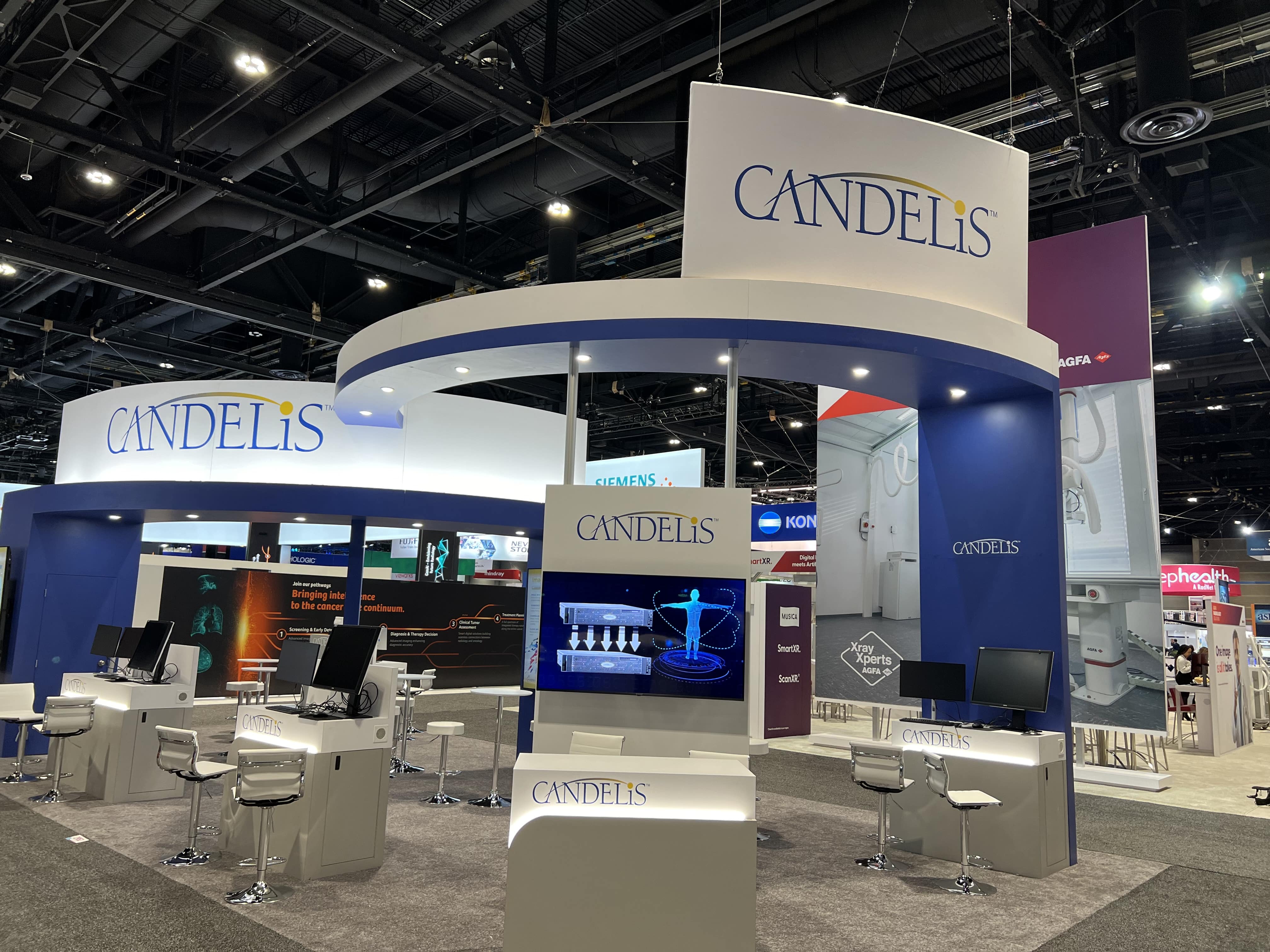 The Candelis booth at RSNA 2023